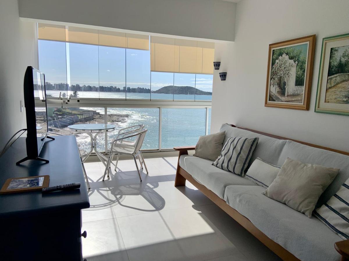 Apartamento Vista Do Mar, Pe Na Areia E Aguas Tranquilas, No Cento De Guarapari Exterior foto